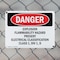 Signmission Explosion Flammability Hazard Present Electrical Danger Sign, Plastic, 10in W x 7in L, 2PK OS-2PACK-DS-P-710-L-2356 - alternate 4